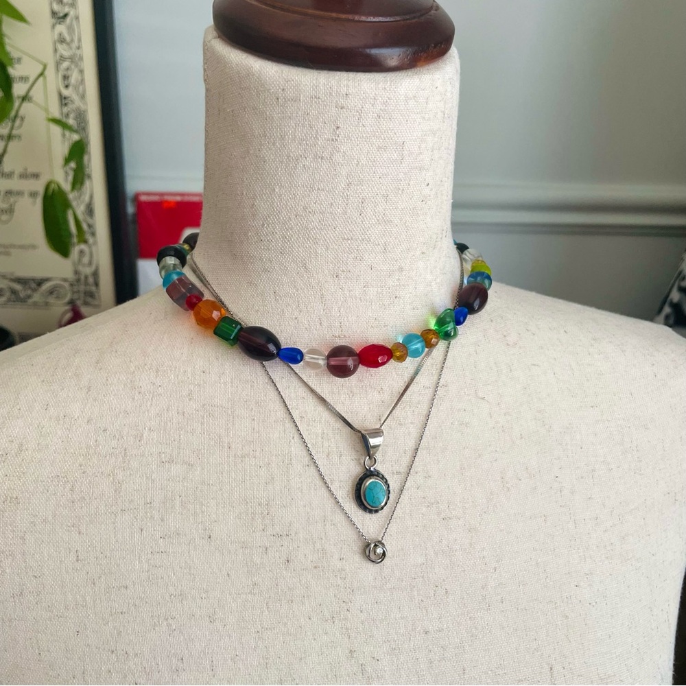 Sterling whirl pendant